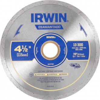 Disco de corte diamantado, contnuo, 115 mm, IW47451 IRWIN