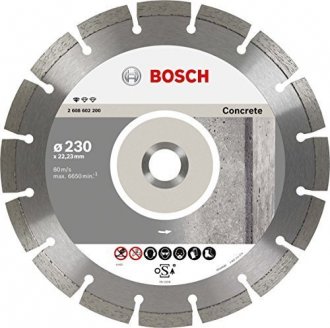 Disco de corte diamantado, 230 mm, segmentado, 2608602200, BOSCH