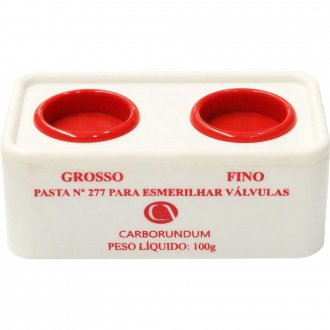 Pasta para esmerilhar vlvulas, frasco com 2 tipos de gros grosso e fino, 100 g, n?277, 69083139705, CARBORUNDUM