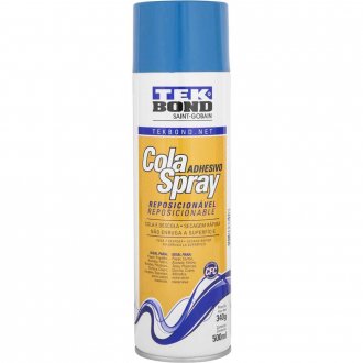 Adesivo reposicionvel em spray, 340 g/500 ml, TEKBOND