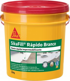 Impermeabilizante Sikafill rpido, branco, 3,6 kg, SIKA