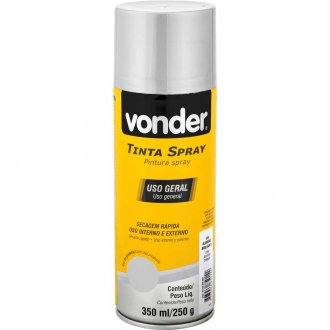 Tinta em spray alumnio, 350 ml/250 g, VONDER