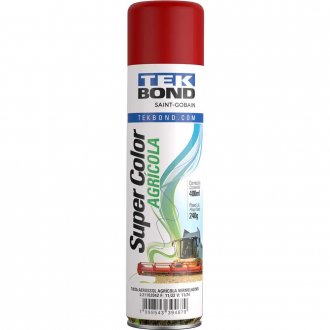 Tinta spray agrcola vermelho MS, 400 ml, TEKBOND