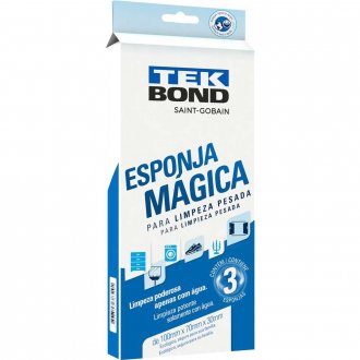 Esponja mgica para limpeza, com 3 peas, TEKBOND