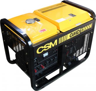 Gerador a diesel 11.000 W, 127 V~/220 V~, GMD 12000E CSM