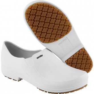 Sapato ocupacional classic, com salto, branco, n?44, VONDER