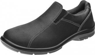 Sapato tipo tnis de couro com elstico, preto, n?38, Elegance, 50F61 SRV 701289, MARLUVAS