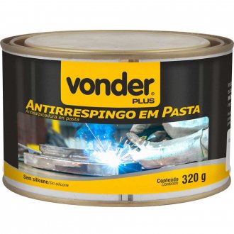 Antirrespingo em pasta para solda, sem silicone, 320 gramas, VONDER PLUS