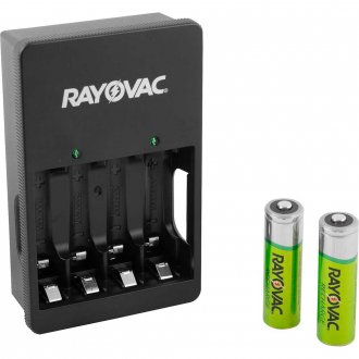 Carregador para pilhas, via USB, RCH-4PLA RAYOVAC