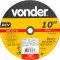 Disco de corte 254 mm x 3,2 mm x 19,05 mm DCV, VONDER