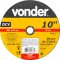 Disco de corte 254 mm x 3,2 mm x 25,40 mm DCV, VONDER