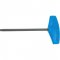 Chave hexalobular, T40, com cabo T, REF 42TX GEDORE