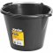 Balde de plstico extraforte, 12 litros, preto, VONDER