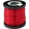 Fio de nylon 3,0 mm x 124 m, vermelho perfil redondo, 7185, EKILON GRASS