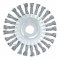 Escova circular de ao tranado, 150 mm x 13 mm, furo 22 mm, fio 0,5 mm, 9.000 rpm, ABRASFER