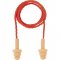 Protetor auditivo tipo plug, de silicone, com cordo em polister, HB004680573, 3M