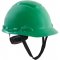 Capacete aba frontal verde, com catraca, H 704, HB004732432, 3M