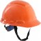 Capacete laranja, suspenso com ajuste fcil e jugular de tecido, aba frontal, H 700, 3M