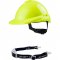 Capacete com aba frontal, amarelo fluorescente, com catraca e jugular, Milenium, 904904, LIBUS