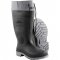 Bota de PVC preta/cinza, polaina, 38/39, SUPERMAX,CLP 502 SF A  CALFOR PAMPEANA