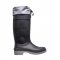 Bota de PVC preta/cinza, polaina, 40, SUPERMAX,CLP 502 SF A  CALFOR PAMPEANA