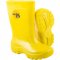 Bota infantil de PVC, amarela, com forro, 20/21, VONDER